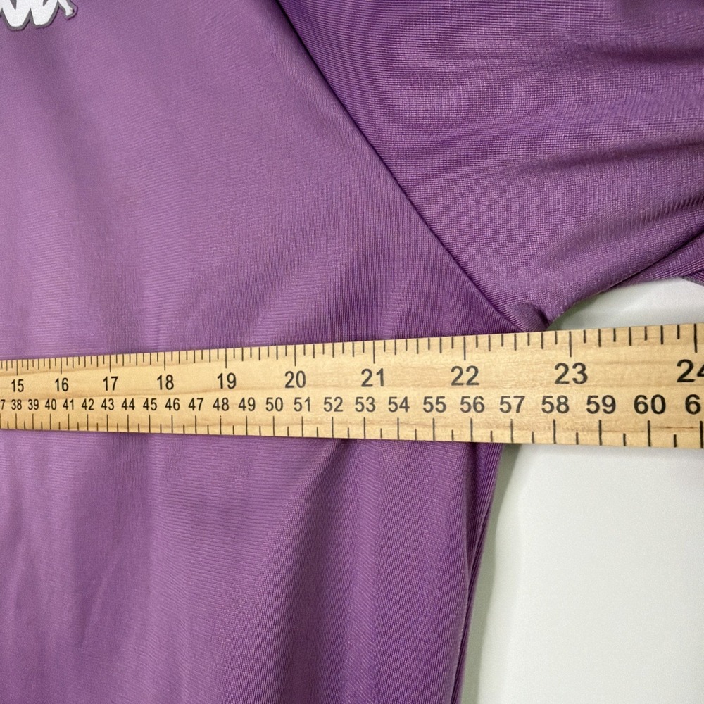 Kappa Track Anniston Jacket Men's XXL Purple Full Zip Up 90's Streetwear Logo - Picture 7 of 8
